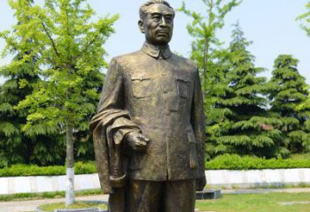 天津周总理伟人铜雕