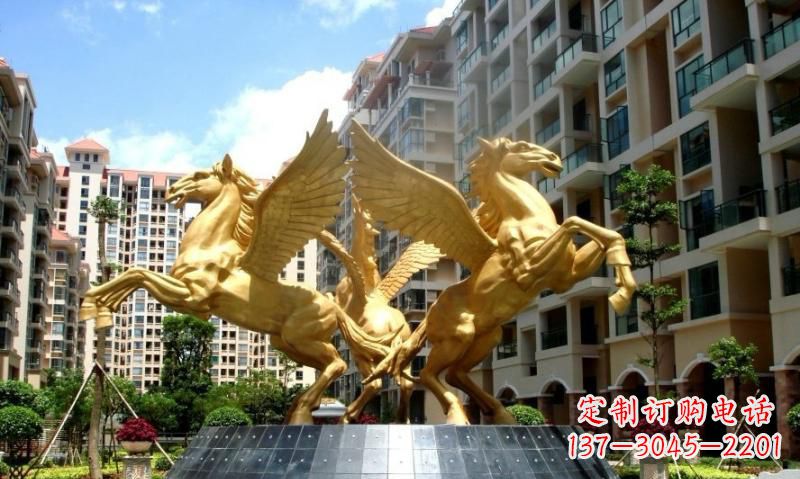 天津铸铜飞马雕塑