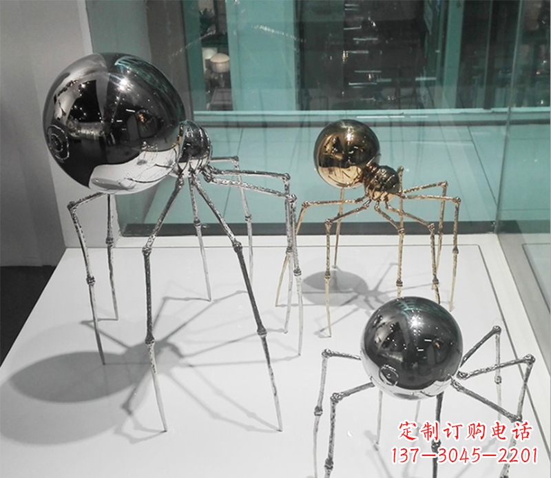 天津实验室蜘蛛雕塑