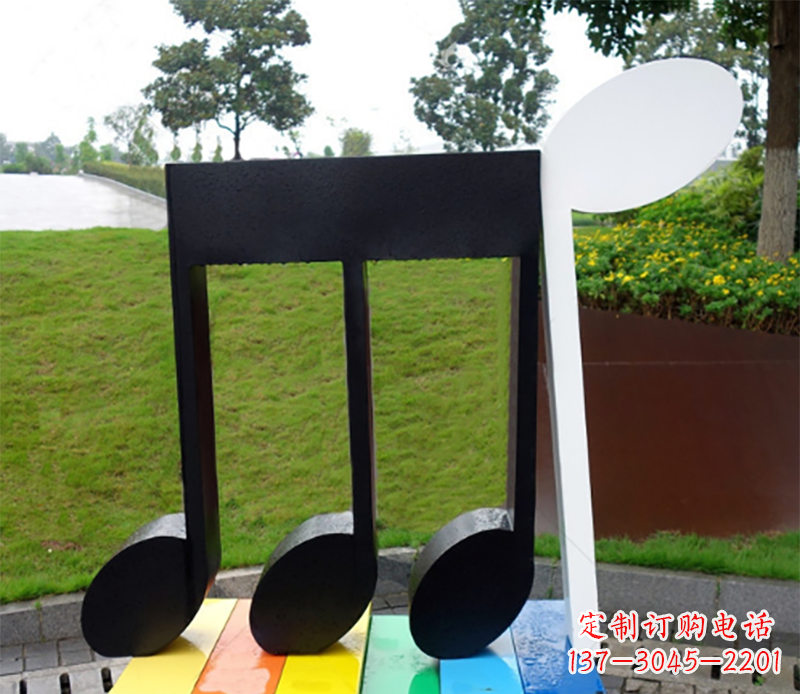 天津音符雕塑不锈钢