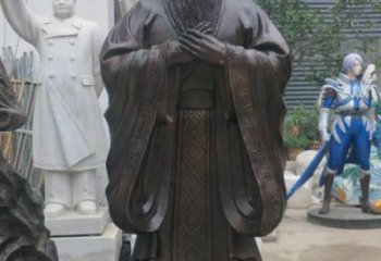 天津铸铜孔子雕塑
