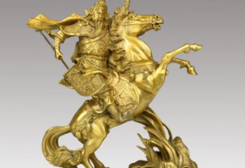 天津铸铜骑马关公