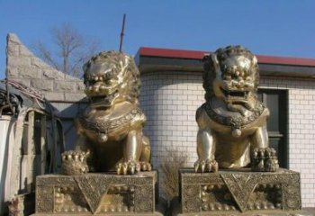 天津铸铜狮子雕塑