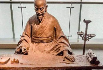 天津祖冲之圆周率情景小品雕塑-中国古代数学家著名历史人物